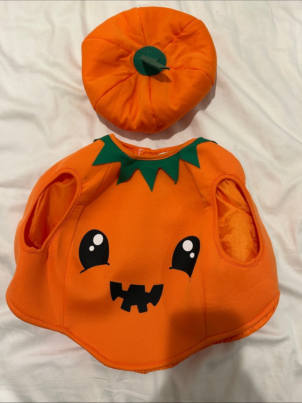 H&M Halloween pumpkin baby outfit 3m 6m photoshoot